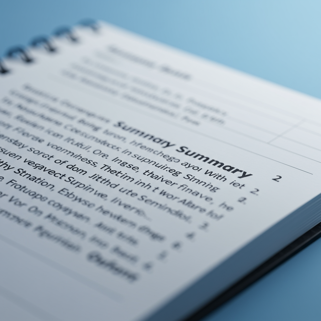 Summary Analysis Icon